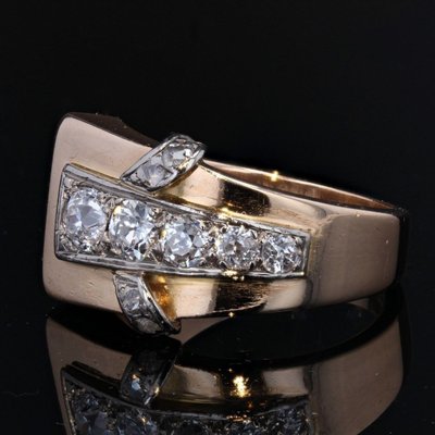 Ring Tank Asymmetrisch Diamanten