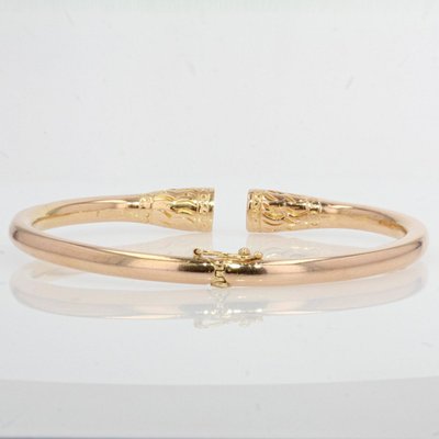 Solid Gold Bangle Bracelet