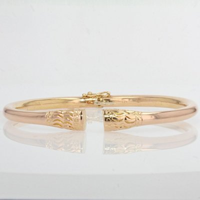 Solid Gold Bangle Bracelet