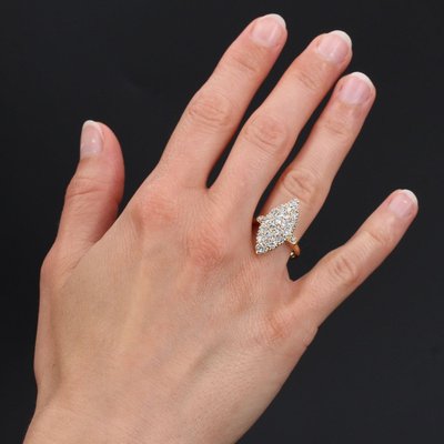 Vintage Diamant Marquise Ring