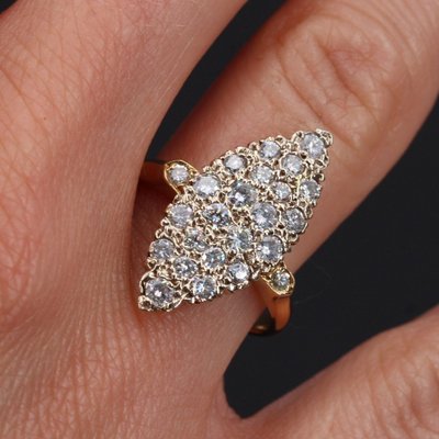 Vintage Diamant Marquise Ring