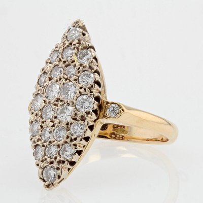 Vintage Diamant Marquise Ring
