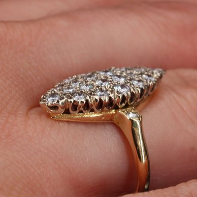 Vintage Diamant Marquise Ring