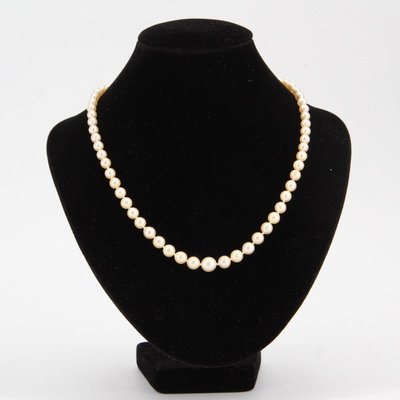 Collier En Chute De Perles à l'Orient Crème Nacré