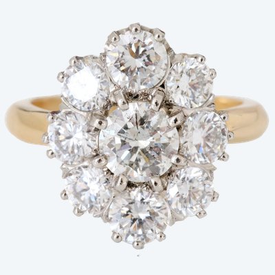 Bague Diamants Pompadour