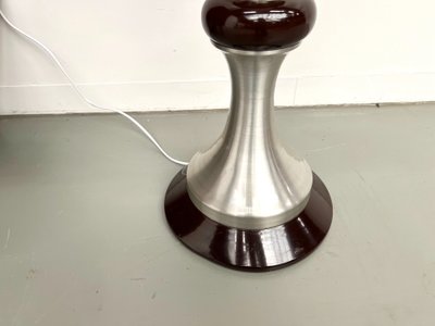 Modernist aluminum floor lamp