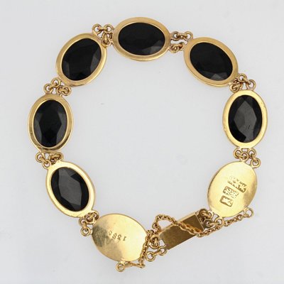 Bracelet En Or Et Intailles De Guerriers Casqués