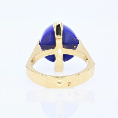 Anello vintage in oro e lapislazzuli