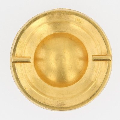 Broche Ancienne En Or Jaune Mat Et Sa Perle De Corail