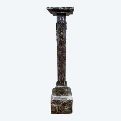 Sellette - Colonne en marbre Napoléon III