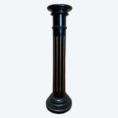 Colonne - Sellette bois noirci Napoléon III