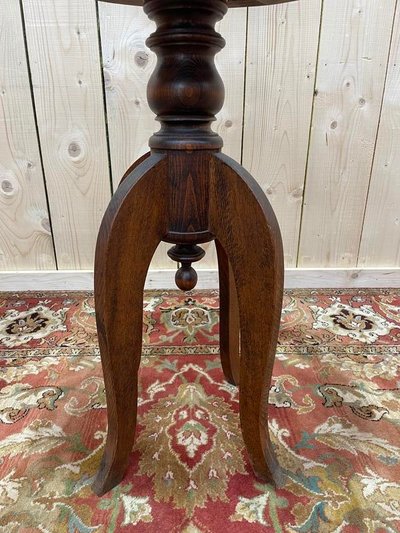 Fauteuil de coiffeur en cannnage Paul Tournay
