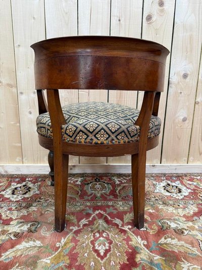 Fauteuil de bureau époque Napoléon III - Louis Philipe 