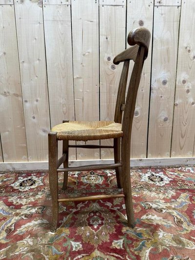Continuation of 6 Provencal mulch chairs in solid oak.
