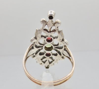 Marquise or et argent, XIXe siècle.  