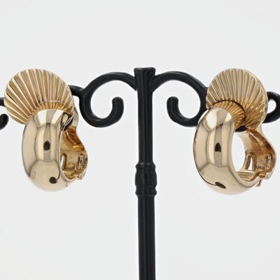 Clips d'Oreilles En Or Rétro
