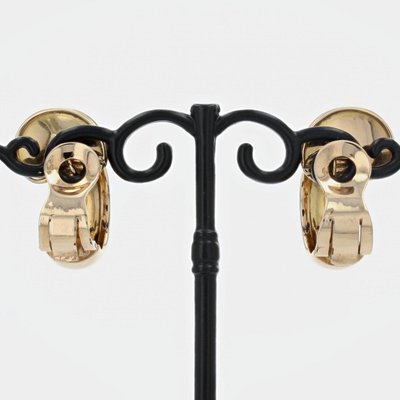 Clips d'Oreilles En Or Rétro