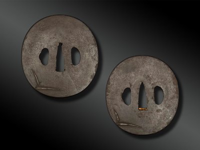 Ensemble de TSUBA pour daisho - Japon - Période Edo (1603-1868)