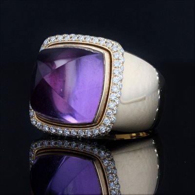 Bague Fred Pain De Sucre Or Jaune Diamants