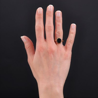 Antiker Blutjaspis und Goldring