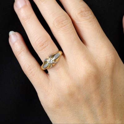 Bague Jonc Diamant 2 Ors