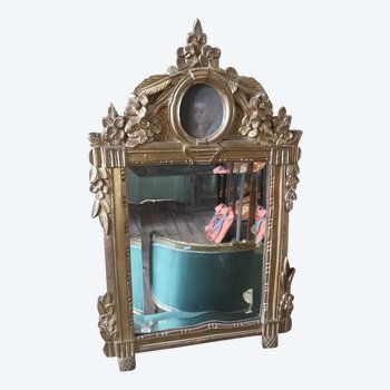 Mirror - Louis XVI - Oval portrait - XVIIIth century