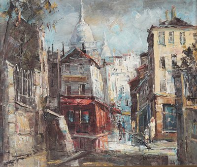 Paris, Montmartre, signed and dated 1976