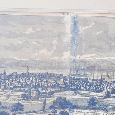 Panoramic views of Jerusalem in Scio, Framed engravings, 19th century