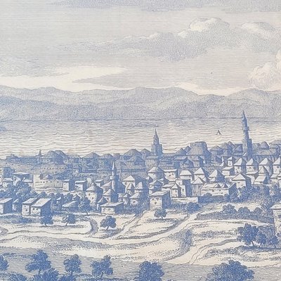 Panoramic views of Jerusalem in Scio, Framed engravings, 19th century