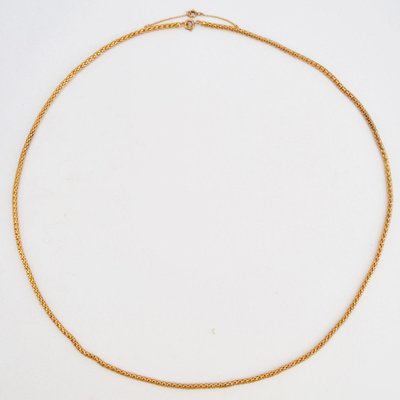 Chaine Or Jaune Maille Serpent