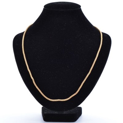 Chaine Or Jaune Maille Serpent