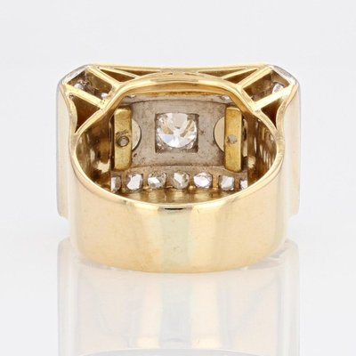 Fine Pearls And Diamonds Tank Ring