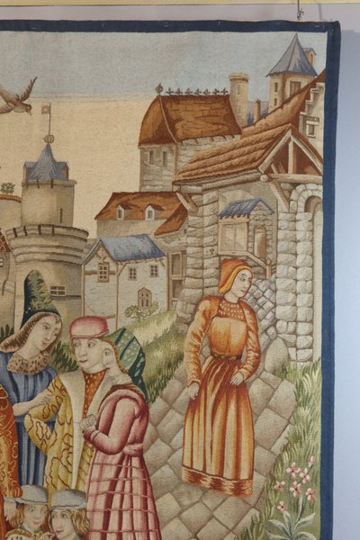 Aubusson Tapestry "The Medieval City"