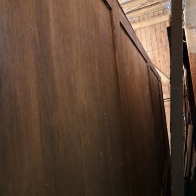 sehr großes Bücherregal aus Eiche, 3,53 m lang