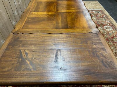 Louis XV style walnut table