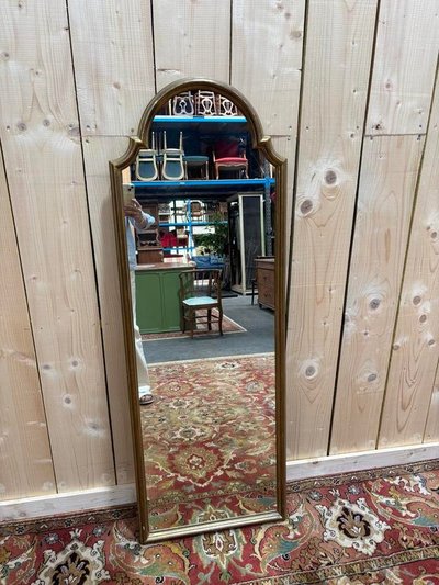 Mirror between 2 gilded wood