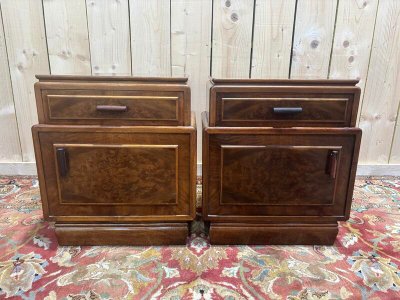Pair of art deco beds