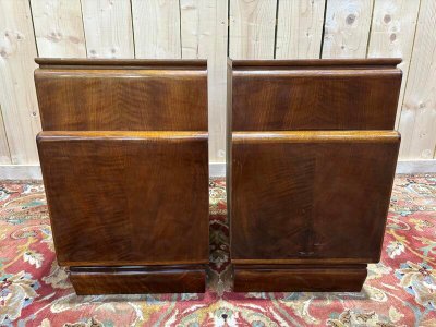 Pair of art deco beds