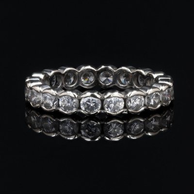 Full Round Diamond Wedding Band
