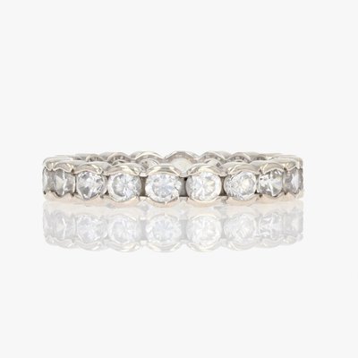 Full Round Diamond Wedding Band