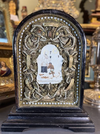 Reliquary Niche to the Glory of Saint Francis Xavier - circa 1800