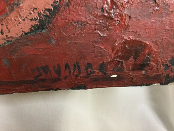 The painter and his model signed P. DURAND