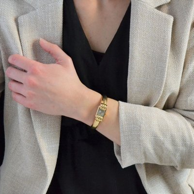 Montre En Or Jaune De Dame Jonc