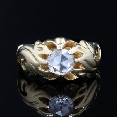 Armreif mit graviertem Diamanten