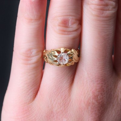 Armreif mit graviertem Diamanten