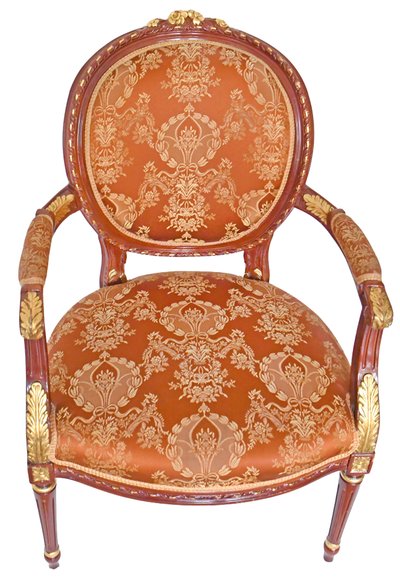 Satz von 3 Cabriolet-Sesseln im Louis XVI-Stil