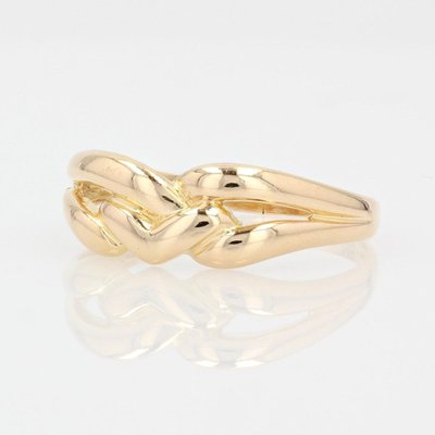 Bague Or Jaune Entrelacé