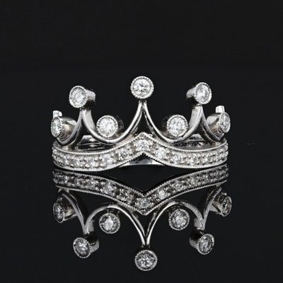 Kronen-Diamantring