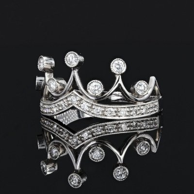 Kronen-Diamantring