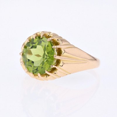 Vintage Gold Peridot Ring